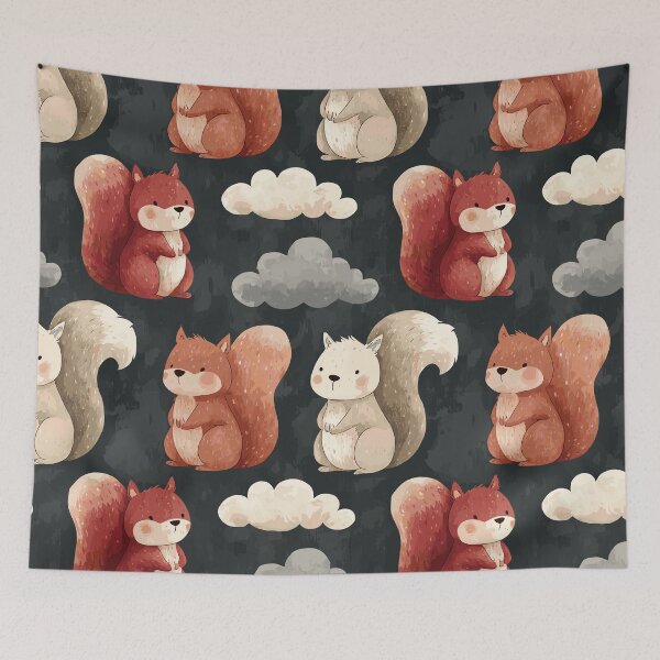Item preview, Cute Squirrel Pattern designed and sold by bapupa.