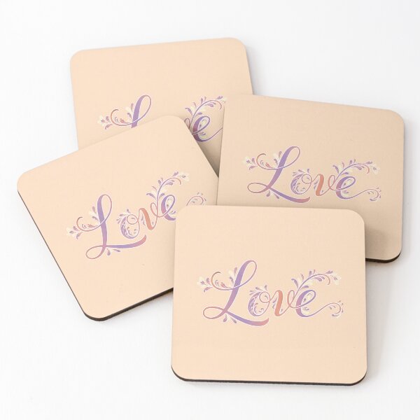 Item preview, Love Script with Swirls designed and sold by Owcomm.