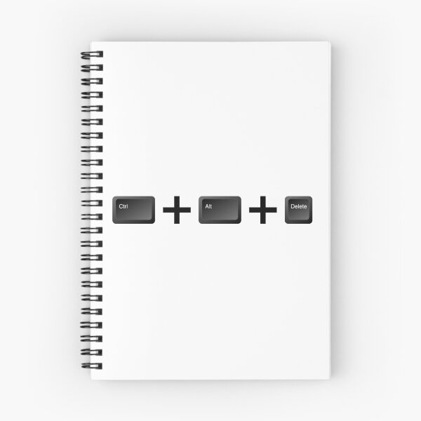 Aperçu de l'œuvre ALT + CTRL + SUPPR – Clavier noir au design minimaliste créée et vendue par ChainLogic.