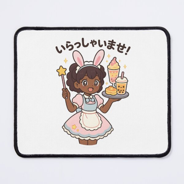 Item preview, Magical Café Girl Sticker | Cute Kawaii Anime Waitress designed and sold by OsasChild.