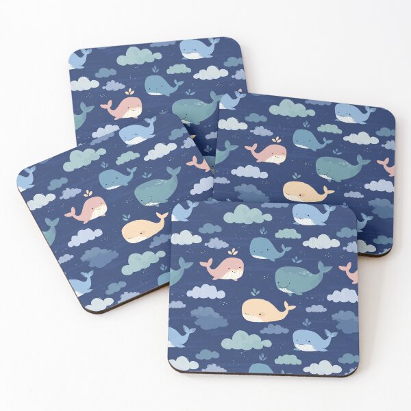 Item preview, Cute Whale Pattern designed and sold by bapupa.
