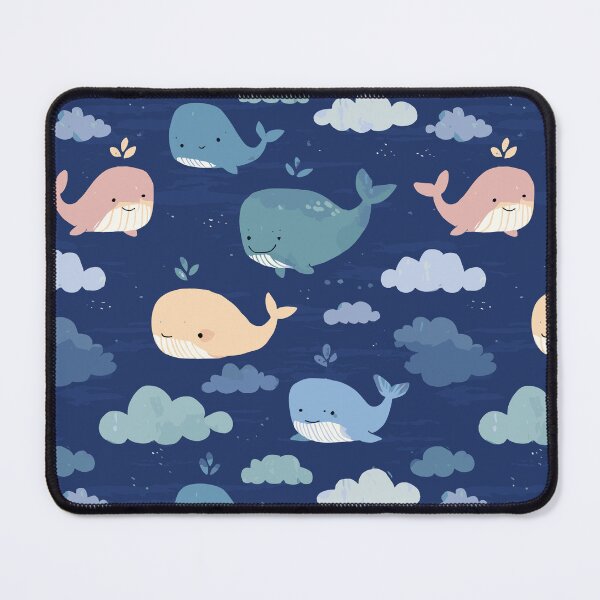 Item preview, Cute Whale Pattern designed and sold by bapupa.