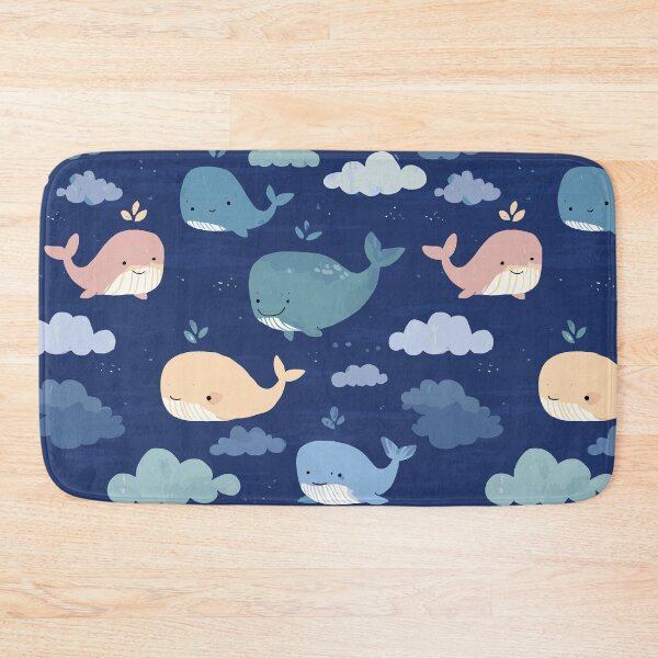 Item preview, Cute Whale Pattern designed and sold by bapupa.