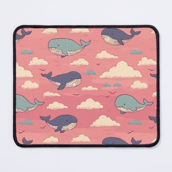 Item preview, Cute Ocean Whale Pattern designed and sold by bapupa.