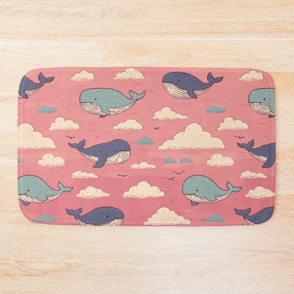 Item preview, Cute Ocean Whale Pattern designed and sold by bapupa.