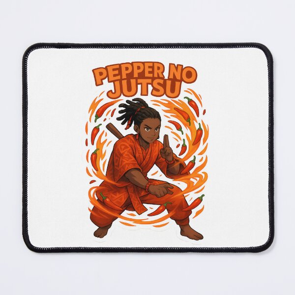 Item preview, Pepper No Jutsu – Nigerian Yoruba Anime Ninja With Locks designed and sold by OsasChild.