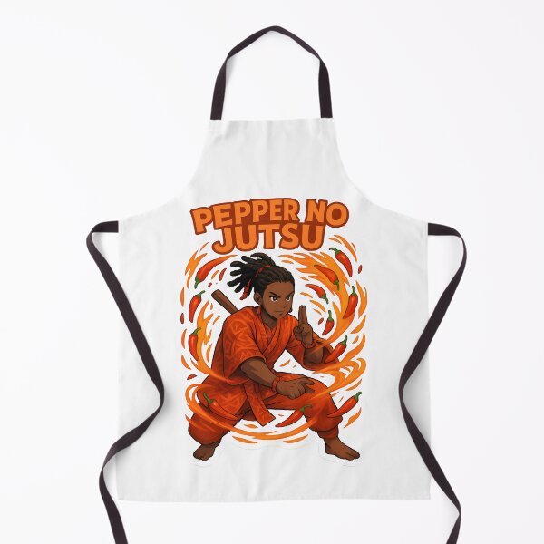 Item preview, Pepper No Jutsu – Nigerian Yoruba Anime Ninja With Locks designed and sold by OsasChild.