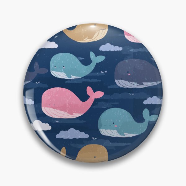 Item preview, Cute Nursery Whale Pattern designed and sold by bapupa.