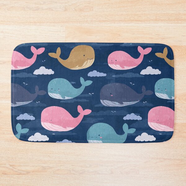 Item preview, Cute Nursery Whale Pattern designed and sold by bapupa.