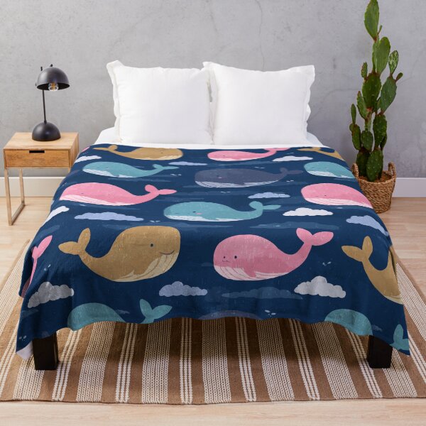 Item preview, Cute Nursery Whale Pattern designed and sold by bapupa.