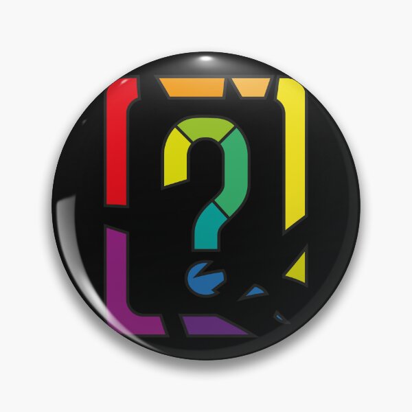 Item preview, Colorful segmented question mark breaking designed and sold by ZorianArt.