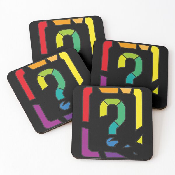 Item preview, Colorful segmented question mark breaking designed and sold by ZorianArt.