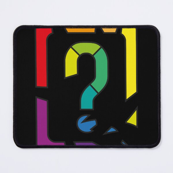 Item preview, Colorful segmented question mark breaking designed and sold by ZorianArt.