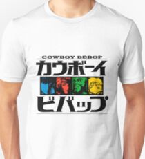 Cowboy Bebop / Multicolor Minimal Art Unisex T-Shirt
