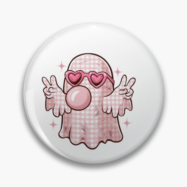 Item preview, Pastel Punk Phantom – Pink Bubblegum Ghost Spooky Summer SUMMERWEEN VIBES Classic T-Shirt designed and sold by inkfluenceart.