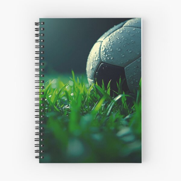 Item preview, Rain-Kissed Soccer Ball on Fresh Green Grass designed and sold by VISTRAS.