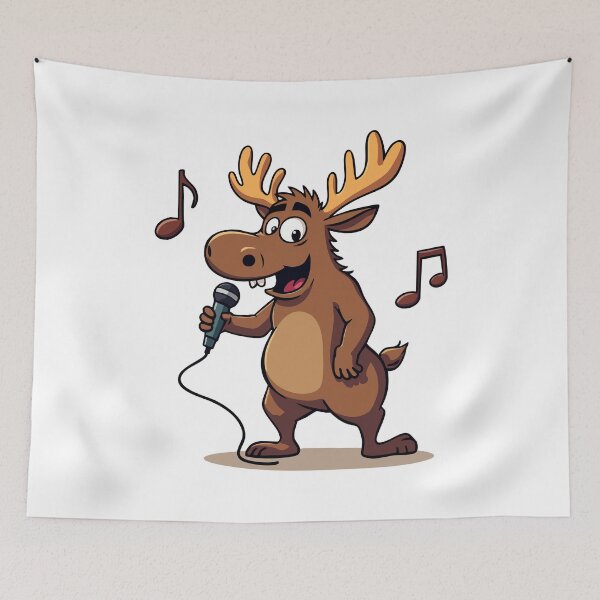Item preview, Singing Elk – for music and animal lovers designed and sold by Hans-Design.