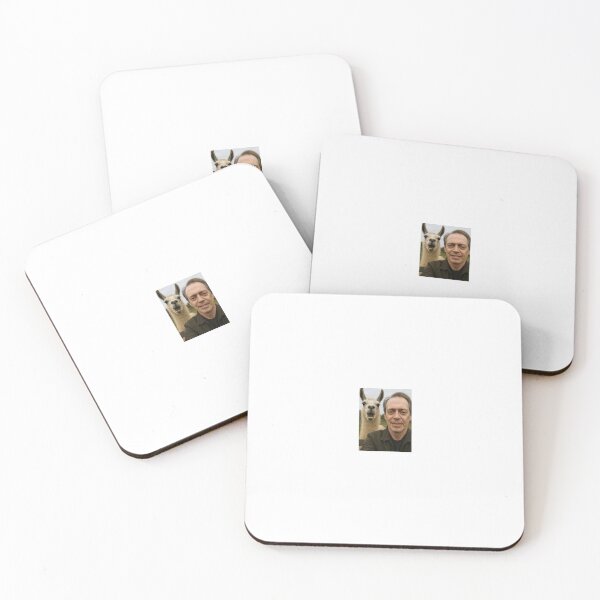 Item preview, Steve Buscemi llama selfie photobomb birthday funny prank meme gift weird designed and sold by CheeseBlueprint.