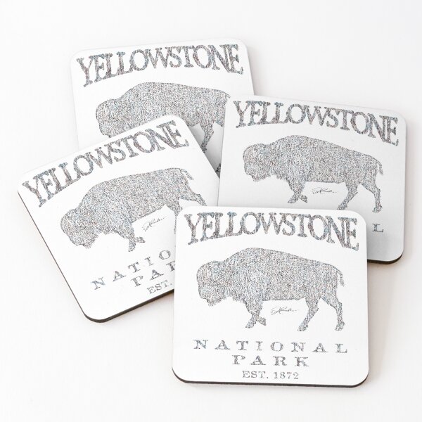 Item preview, JCombs Yellowstone National Park Walking Bison designed and sold by vetonisodap.