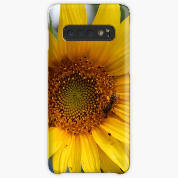 Sonnenblume mit Biene Samsung Galaxy Leichte Hülle