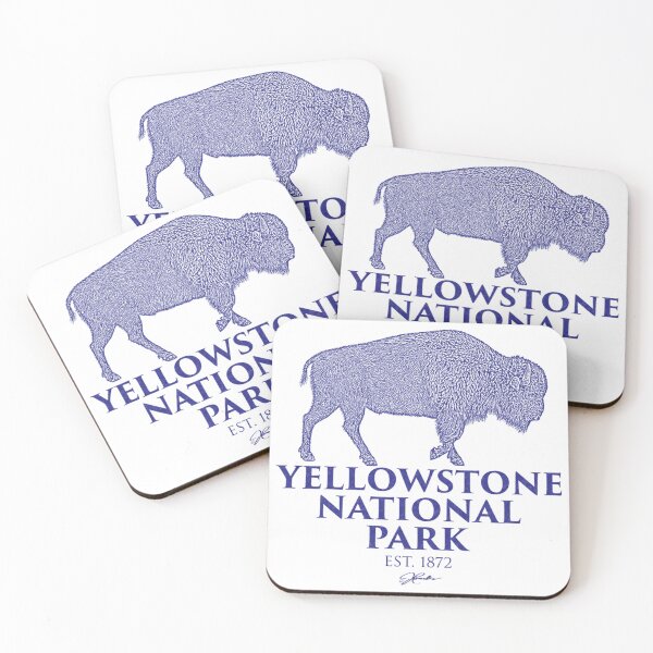 Item preview, JCombs Yellowstone National Park Walking Bison designed and sold by vetonisodap.