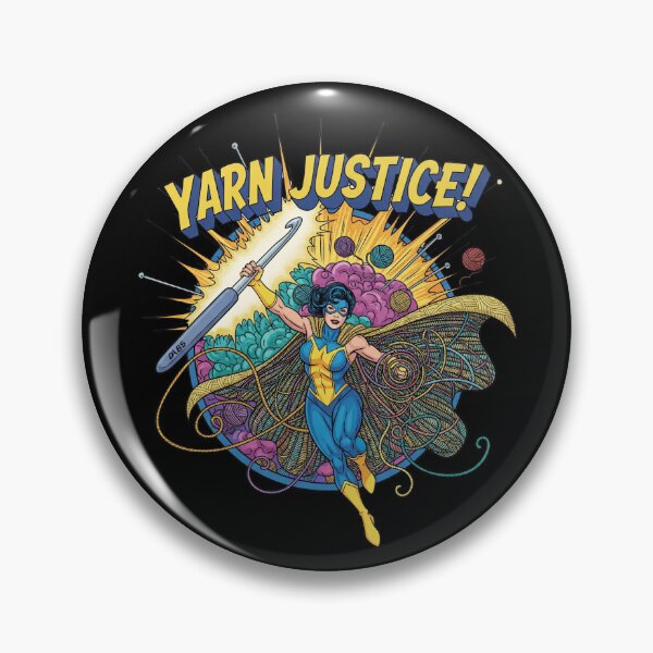 Item preview, Yarn Justice - Crochet Superhero Design for Yarn Lovers designed and sold by growthhack.