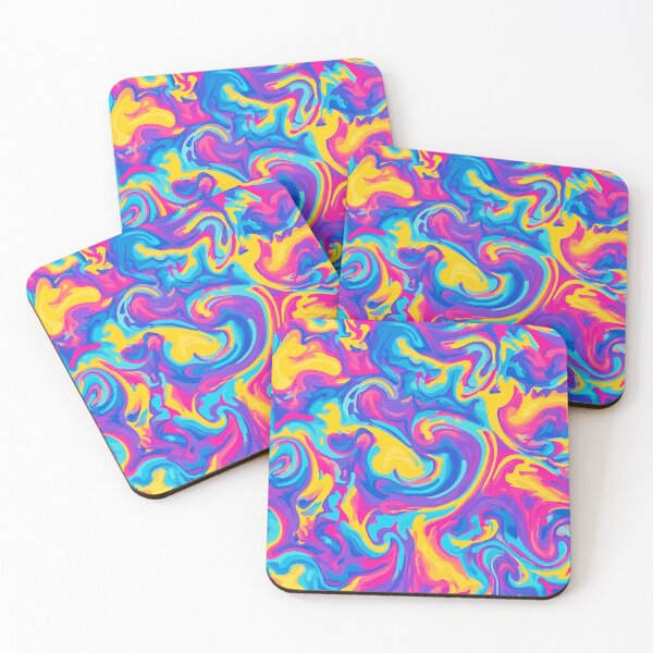 Item preview, Colorful galaxy nebula cosmic whimsical marble effect  designed and sold by cocomelon168.