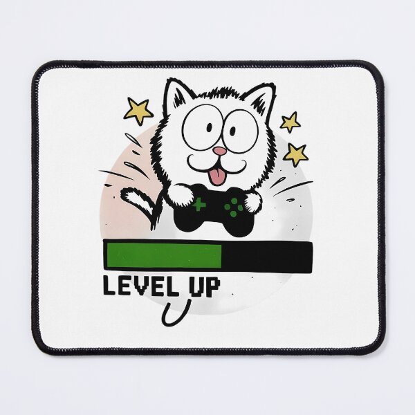 Item preview, Level Up, Right Meow designed and sold by SignumShop.