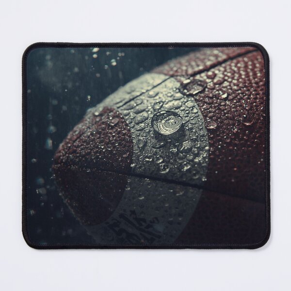 Item preview, Rain-Soaked American Football Close-Up designed and sold by VISTRAS.