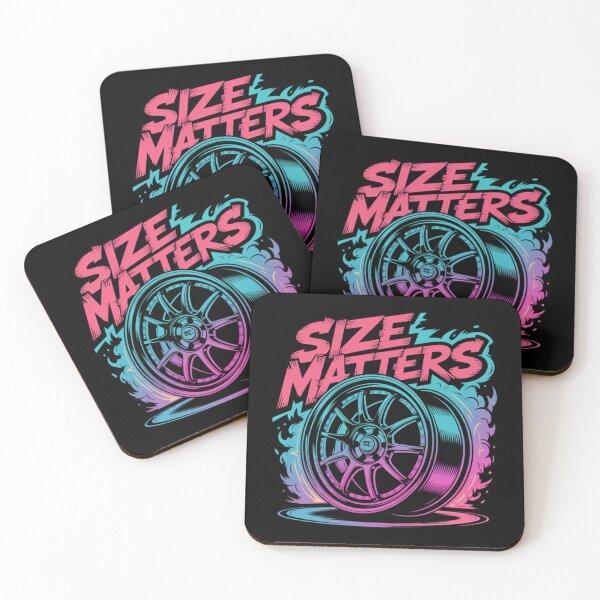 Item preview, Size Matters – Neon Street Art Racing Wheel Rim T-Shirt Design designed and sold by StreetTiger_.