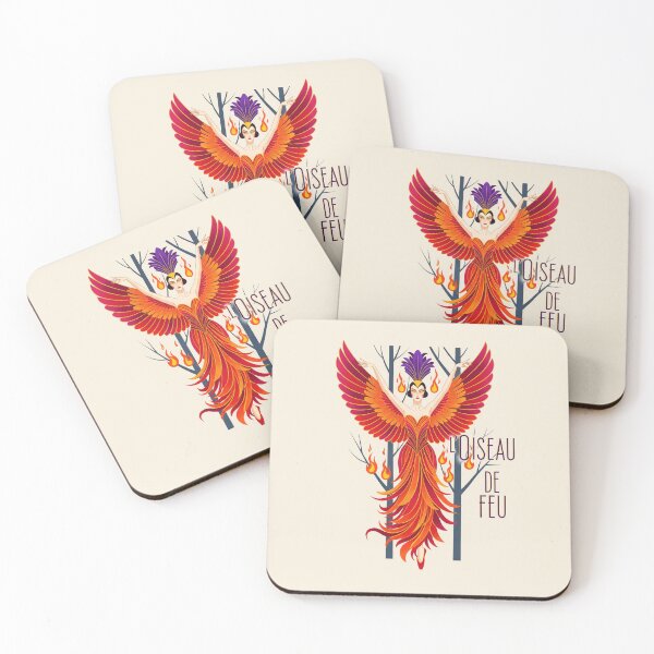Item preview, After Erté - L'OISEAU DE FEU (The Firebird) designed and sold by elektronen.