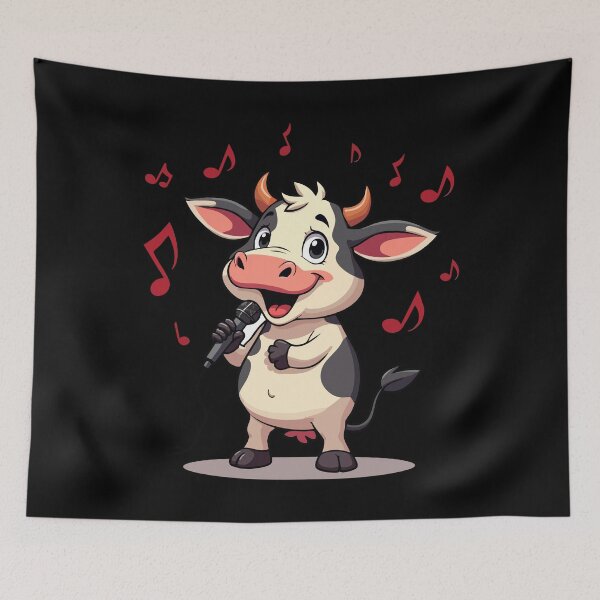 Item preview, The Singing Cow – Cartoon Karaoke Fun designed and sold by Hans-Design.