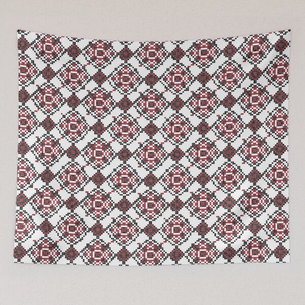 Item preview, Traditional Ethnic Cross-Stitch Seamless Pattern designed and sold by RGShirtWorks.