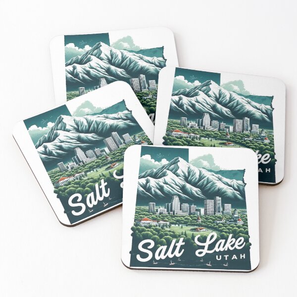 Item preview, Salt Lake Utah - Travel Art designed and sold by clintang.