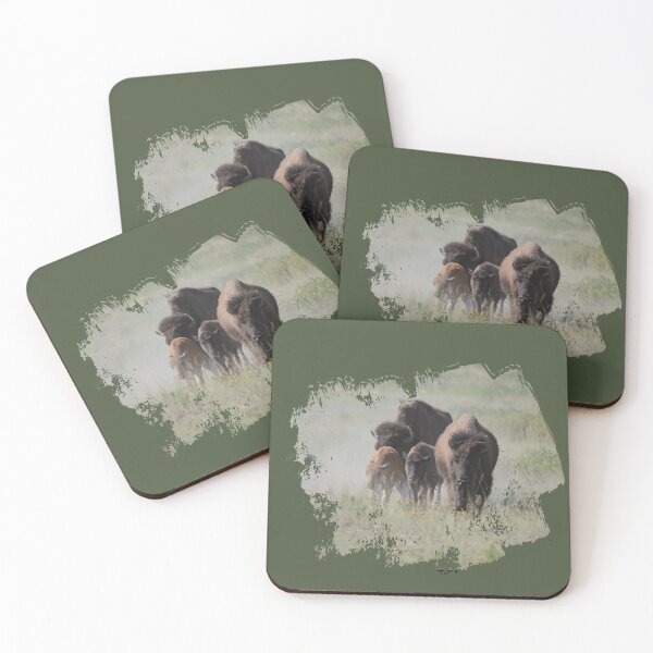 Item preview, The Bison Herd designed and sold by Whisperingpeaks.