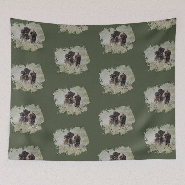 Item preview, The Bison Herd designed and sold by Whisperingpeaks.