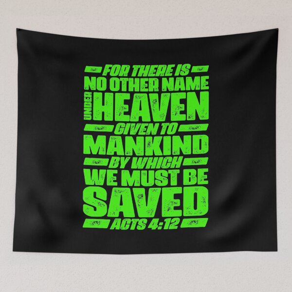 Item preview, Acts 4:12 Only Jesus Saves designed and sold by plushism.