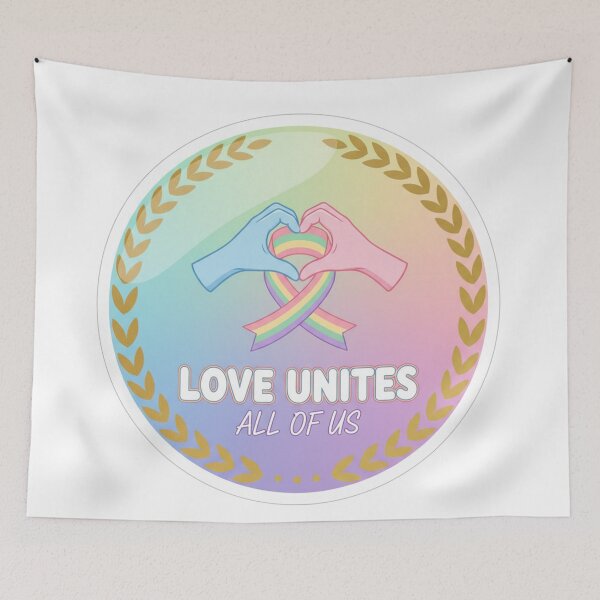 Item preview,  Love Unites All of Us designed and sold by Owcomm.