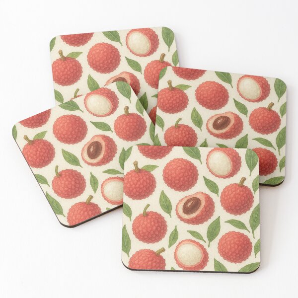 Item preview, Aromatic lychee watercolor pattern textured paper designed and sold by cutsypatterns.