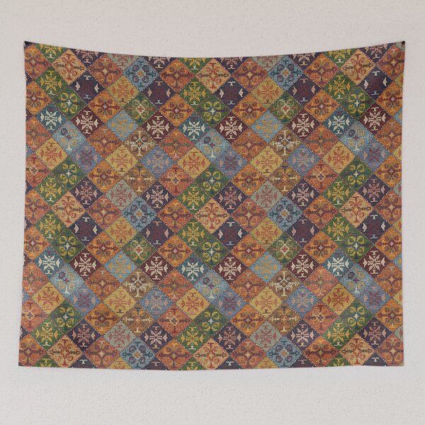 Item preview, Vibrant Ethnic Patchwork Textile Pattern designed and sold by RGShirtWorks.