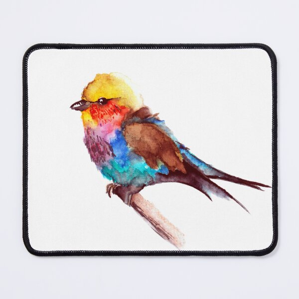 Item preview, Watercolor Little bird - Lilac-breasted Roller designed and sold by LadyBird-87.