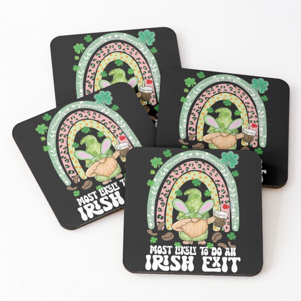 Item preview, Most Likely To Do An Irish Exit Rainbow Gnome designed and sold by kayvaickusk.