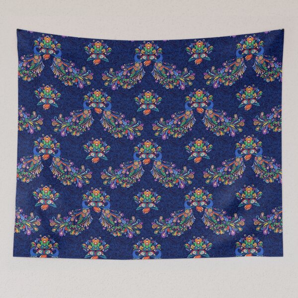 Item preview, Colorful Peacock Seamless Pattern designed and sold by RGShirtWorks.