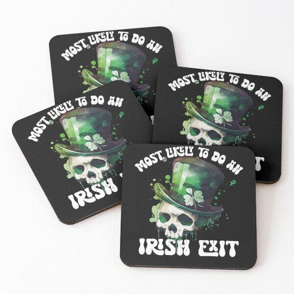 Item preview, Most Likely To Do An Irish Exit Skull St Patrick designed and sold by kayvaickusk.