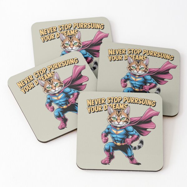 Item preview, Never Stop Purrsuing your Dreams designed and sold by SoulPaws.