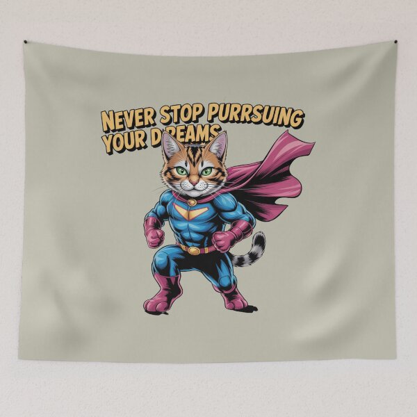 Item preview, Never Stop Purrsuing your Dreams designed and sold by SoulPaws.