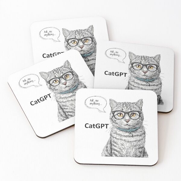 Item preview, CatGPT Ask Me Anything designed and sold by hamishby.