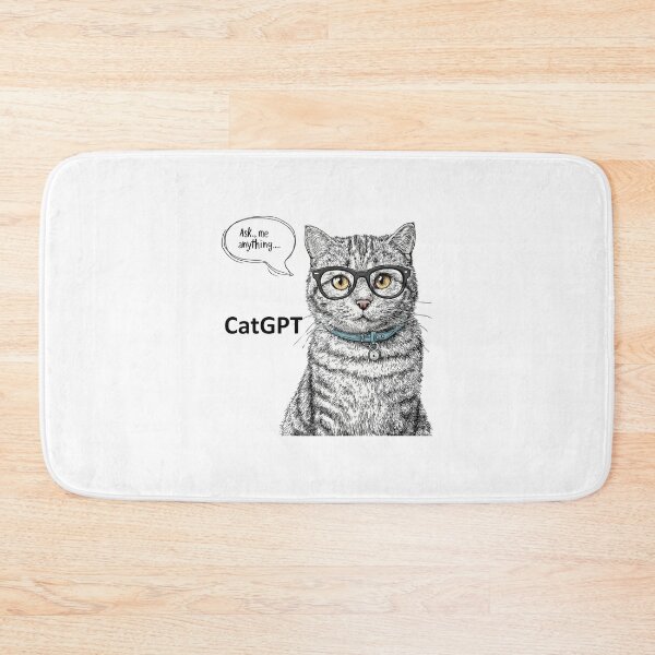 Item preview, CatGPT Ask Me Anything designed and sold by hamishby.