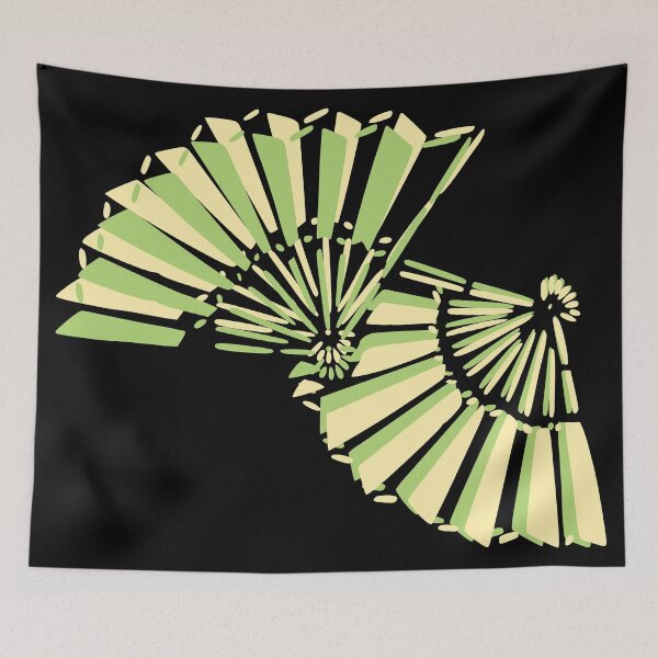 Item preview, Hand Fans - Japanese vintage design designed and sold by Japan Design Prints.