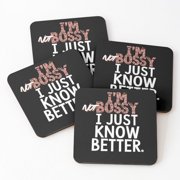 Item preview, I'm not bossy, i just know better designed and sold by whatthefoxsays.